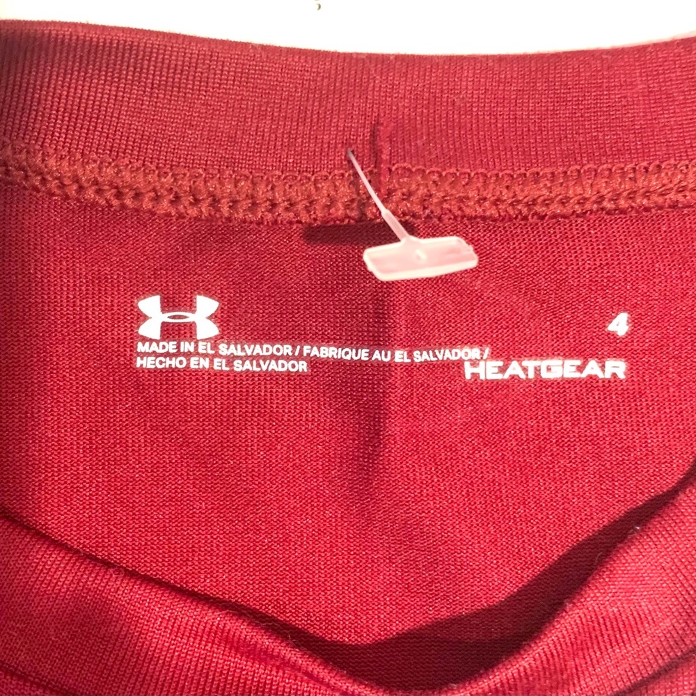 Under Armour HeatGear Boys T-shirt Size 4